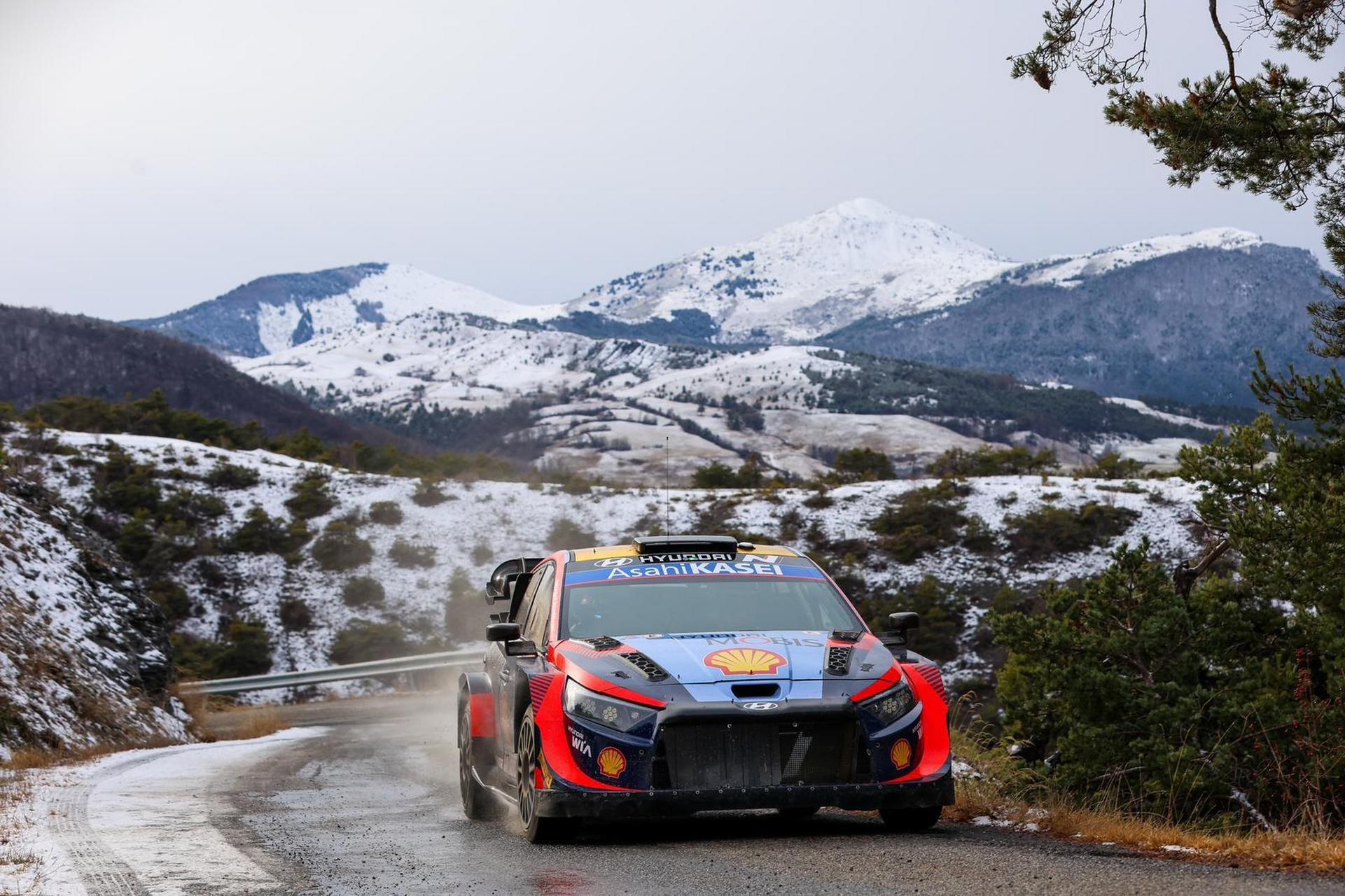 距wrc 2024揭幕战蒙特卡洛拉力赛还有2周左右,各支车队都开始了赛前