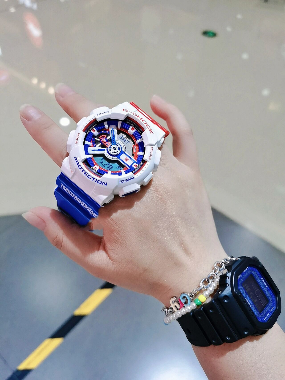 卡西欧变形金刚联名新品 【擎天柱】 6015ga-110opt22-7b 09红