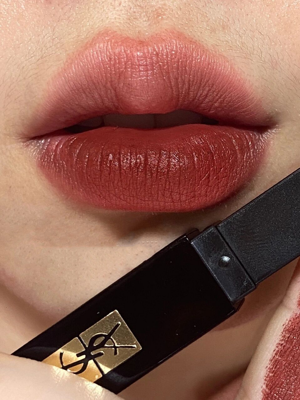 ysl小黑条新色312素颜试色 | 黄皮橄榄皮93 312这个色不挑皮,非常