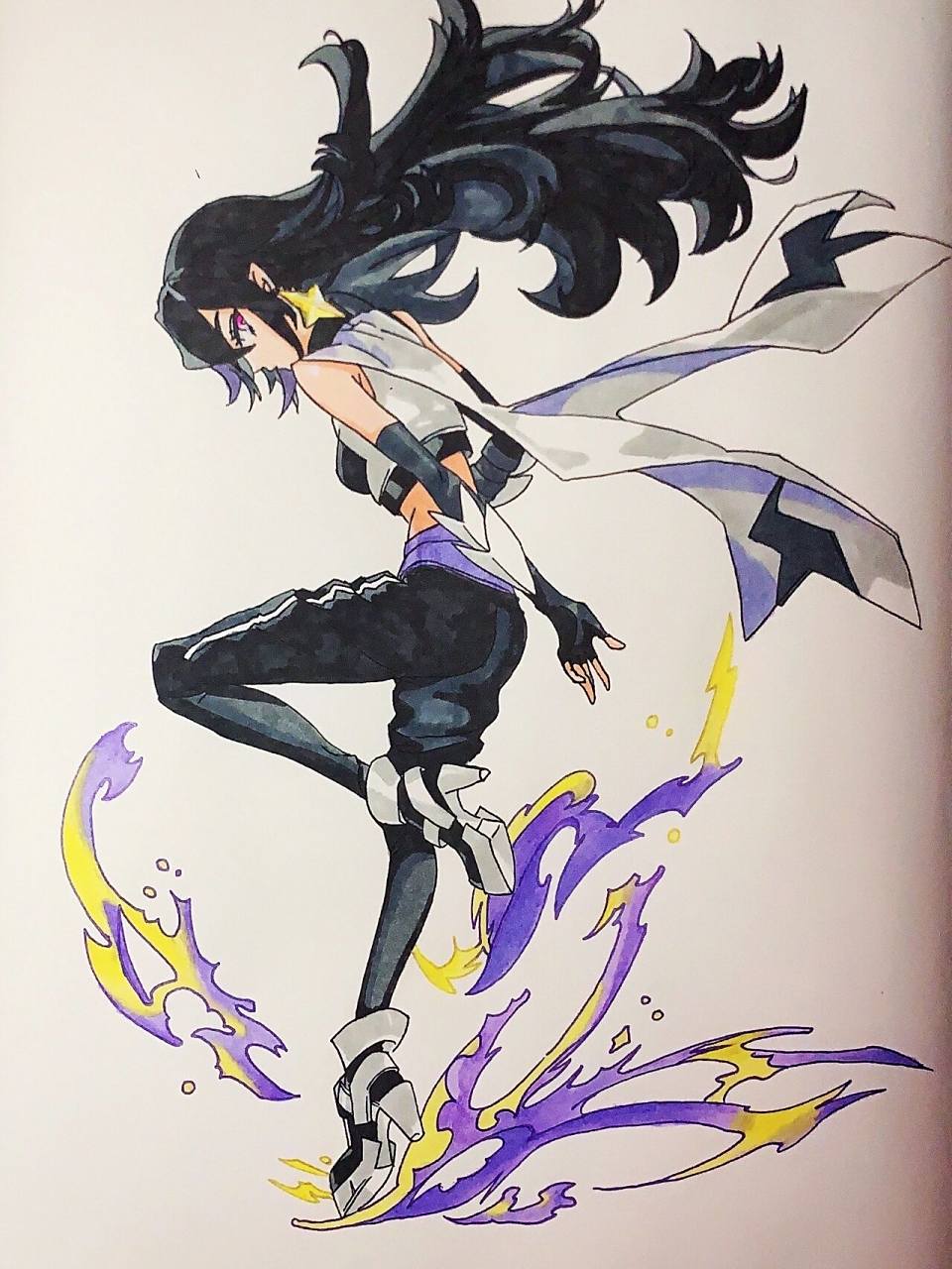 马克笔手绘99凹凸世界雷伊 画画打卡 凹凸世界 雷伊 临摹官网图