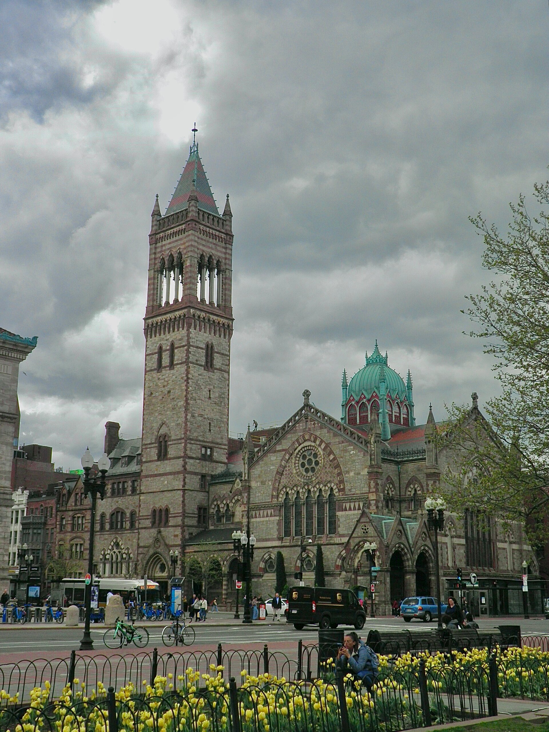 波士顿|三一教堂 7615 trinity church93 天气有点阴阴的,但是