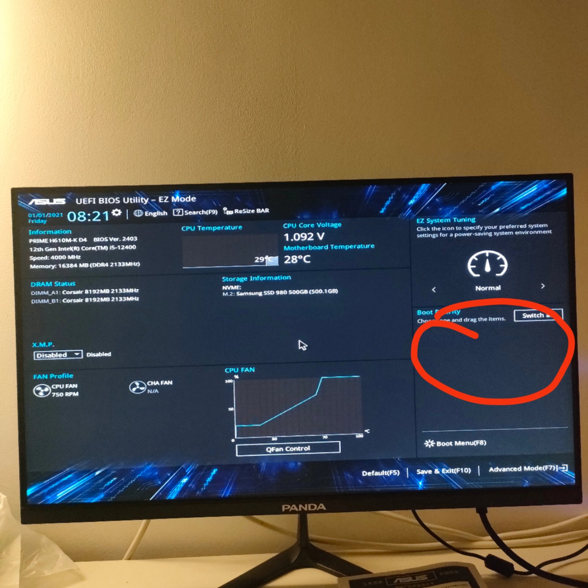 华硕主板bios改不了中文