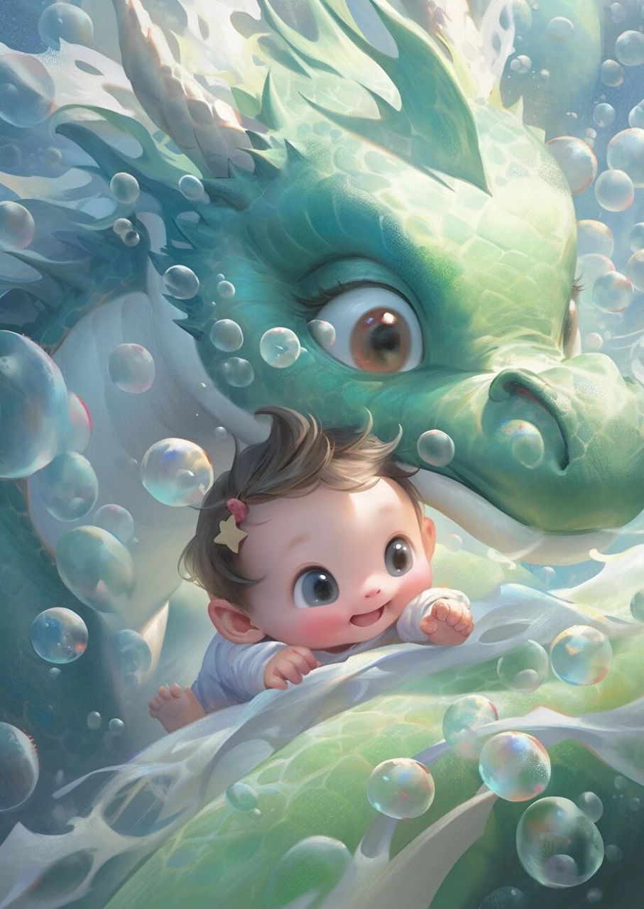 龙宝宝——可爱版青龙宝宝 画一组可爱版青龙宝宝,谢谢大家喜欢