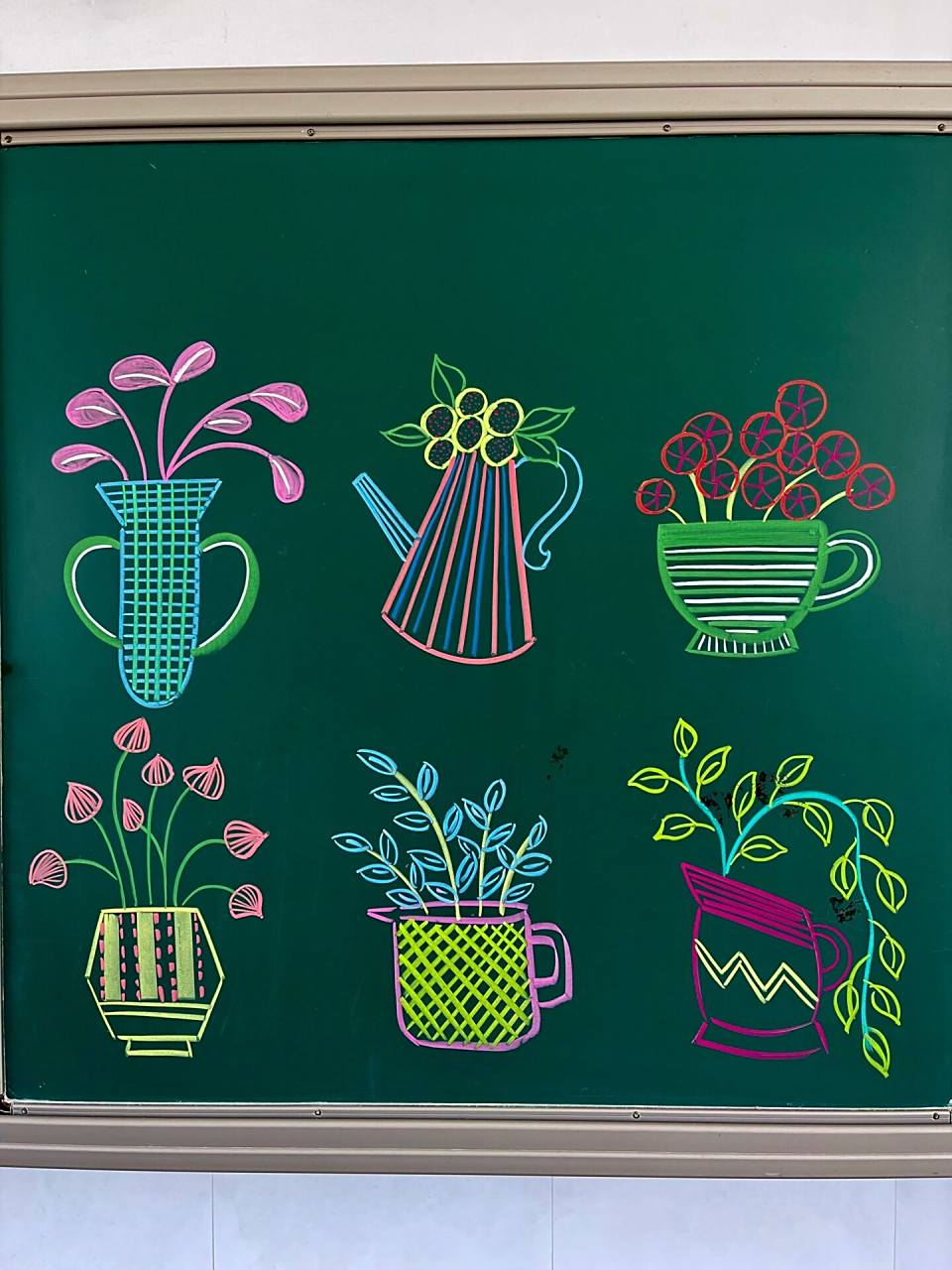 黑板报边角小插图