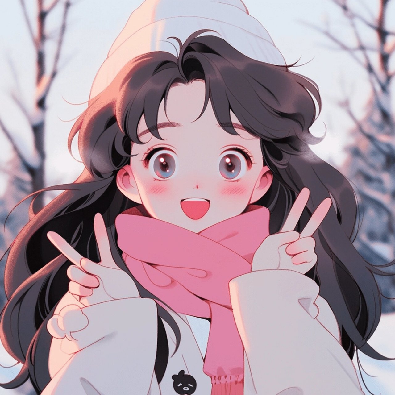 开始期待冬天7615雪天可爱头像