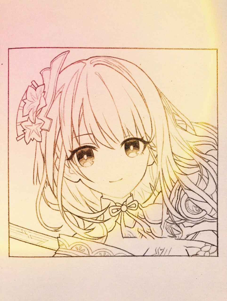 【原神】雷神(手绘过程) 又来更新了!