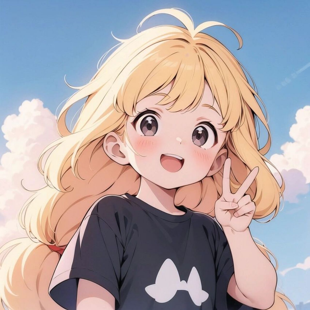 动漫女生头像|长发如瀑,眼眸明亮97