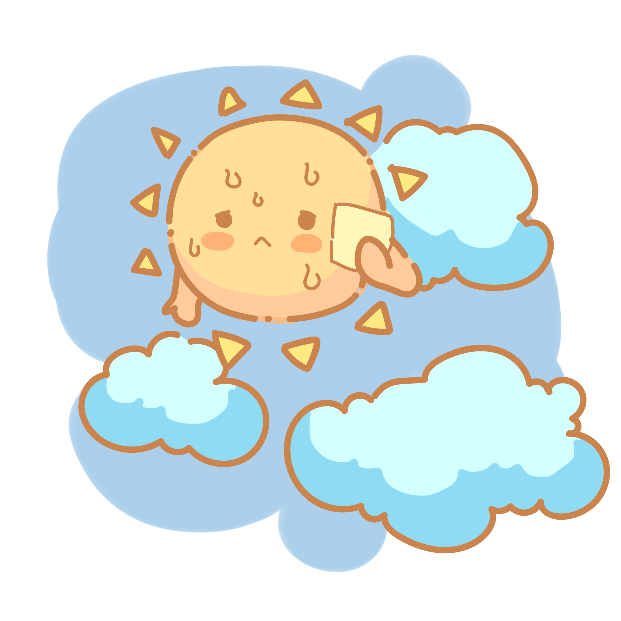 今天上班:多云;偏北风2级;24～28℃. 今天下班:多