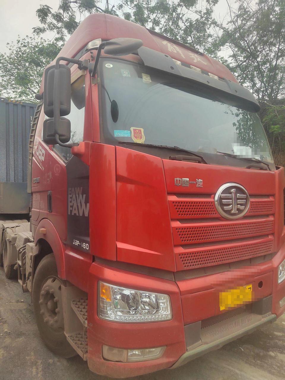 19年4月解放智慧版460马力12档前三后四钢板 车况原版 轻量化 个人户