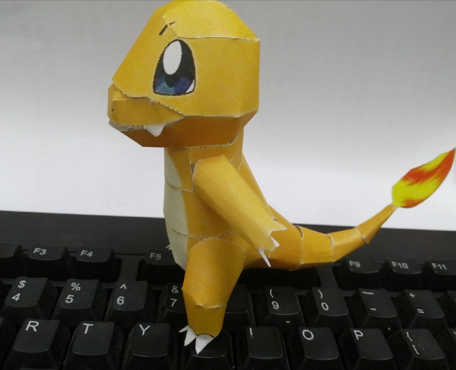 宝可梦之小火龙折纸 第一次尝试就折出来了,感谢