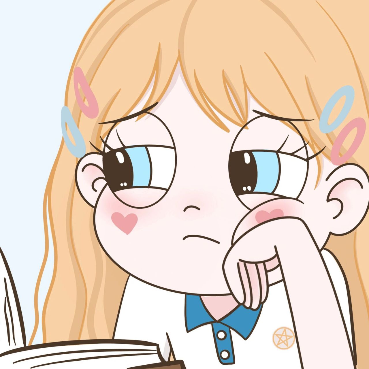 可爱女生头像|04不专心学习的星蝶公主头像 学生党头像自截自取