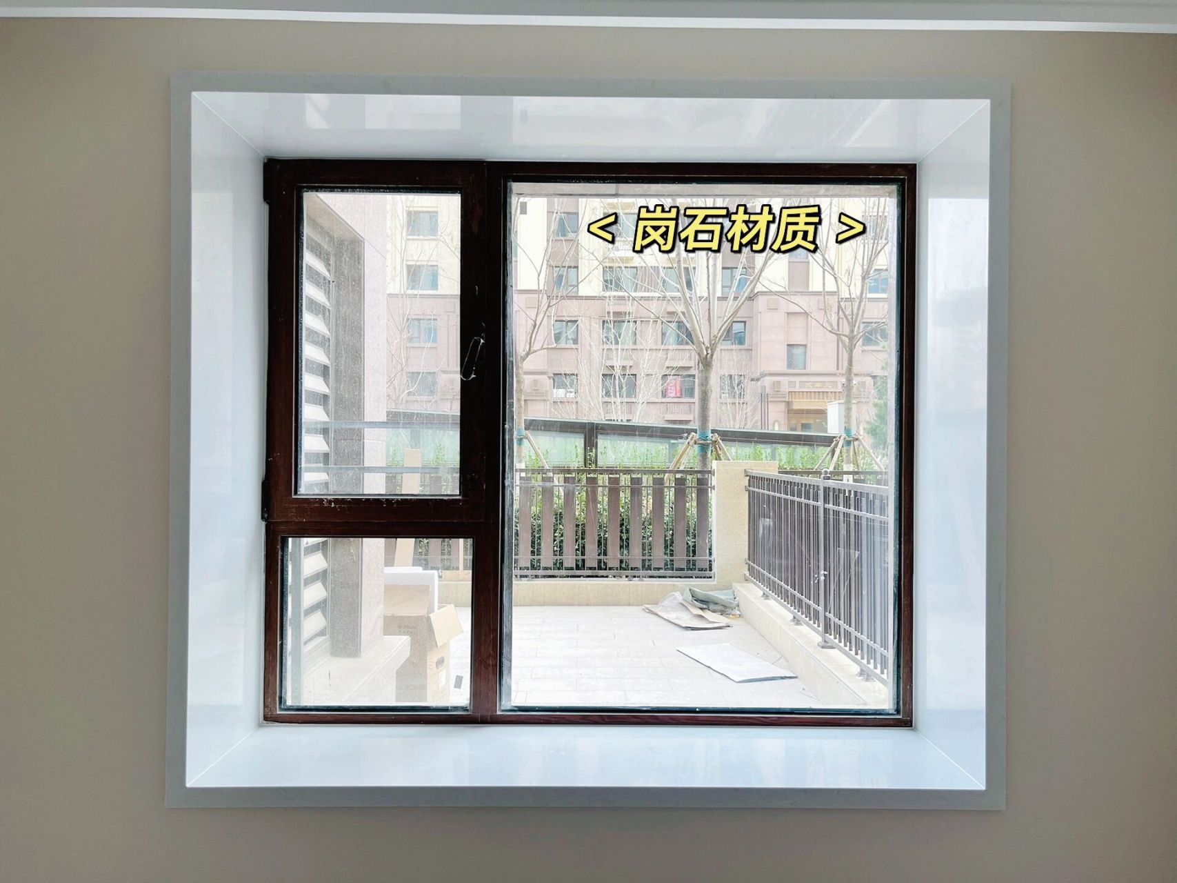 小tips95: 90石材采用的是岗石 90窗户边框没有找方也可以做