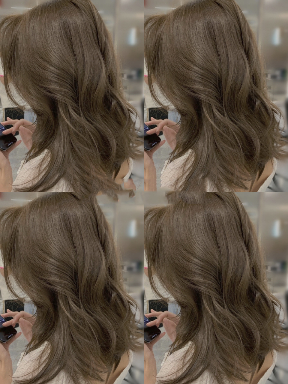 经典显白发色～冷茶棕色 清爽自然 巨显白 经典显白发色～冷茶棕色