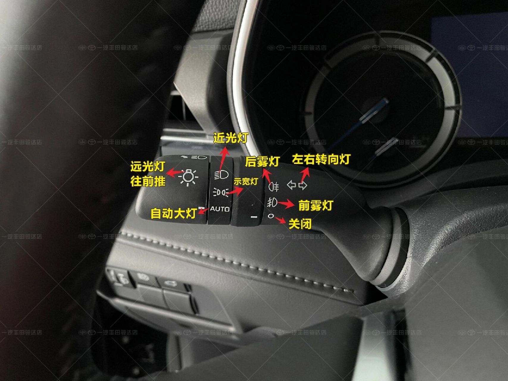 丰田陆巡按键功能图解图片