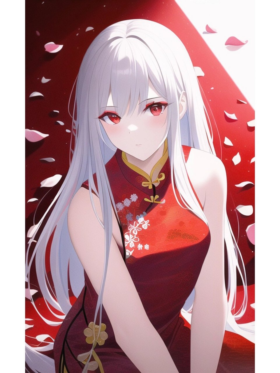 二次元旗袍女神 我携漫天星辰以赠你,仍觉满天星辰不及你