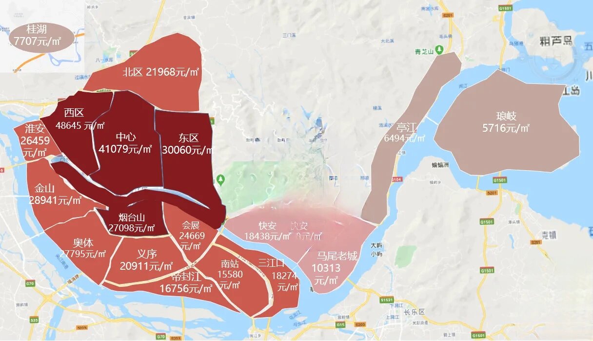 两张图,让你看懂2024年福州的房价
