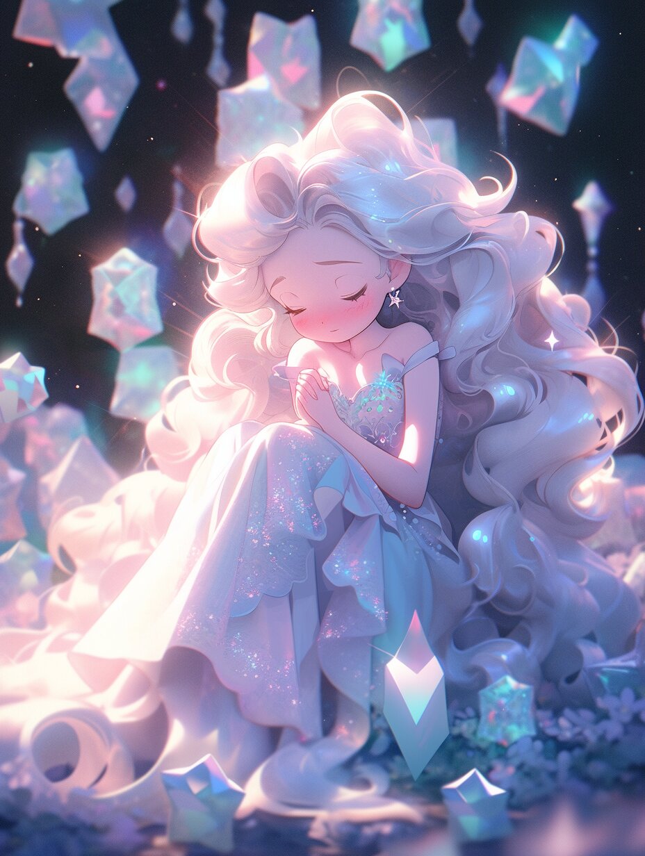 十二星座系列-水瓶座女生头像~无水印分享