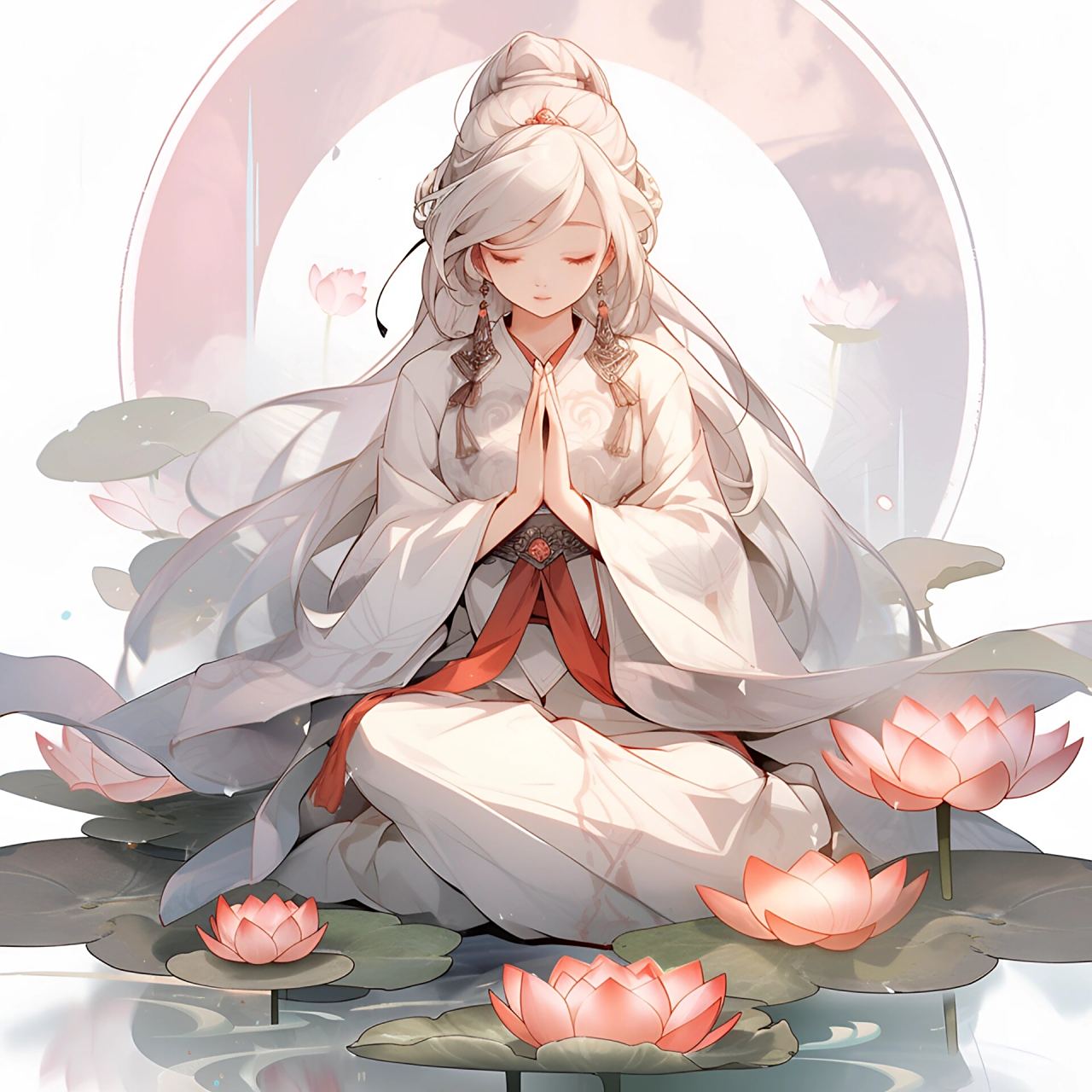 佛系头像|莲花仙子