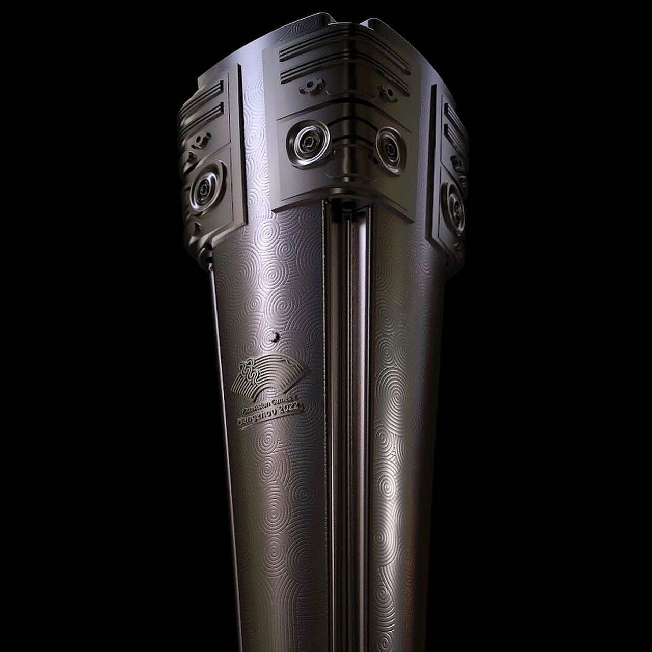 2022亚运会火炬设计3d私稿