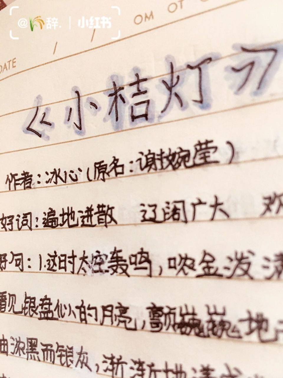小桔灯阅读笔记98 阅读笔记 小桔灯阅读笔记之后隔一天发一次阅读