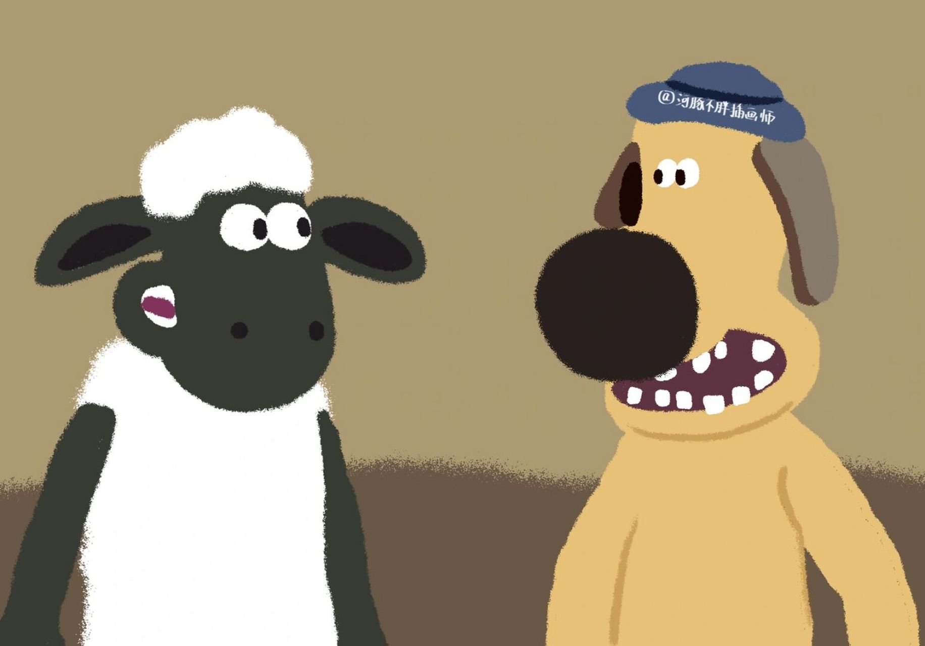 小羊肖恩可爱ipad壁纸第三弹 小羊肖恩可爱电脑/ipad壁纸第三弹来拉