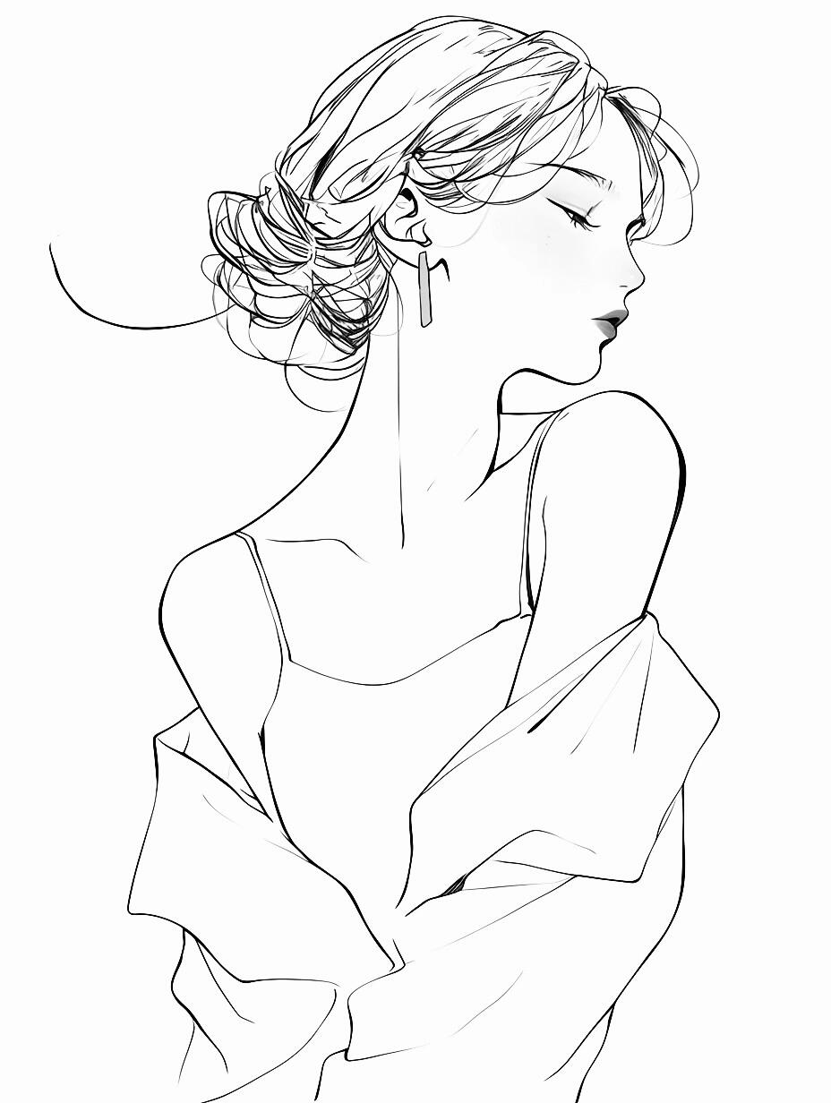 优美的线条·优雅的女孩