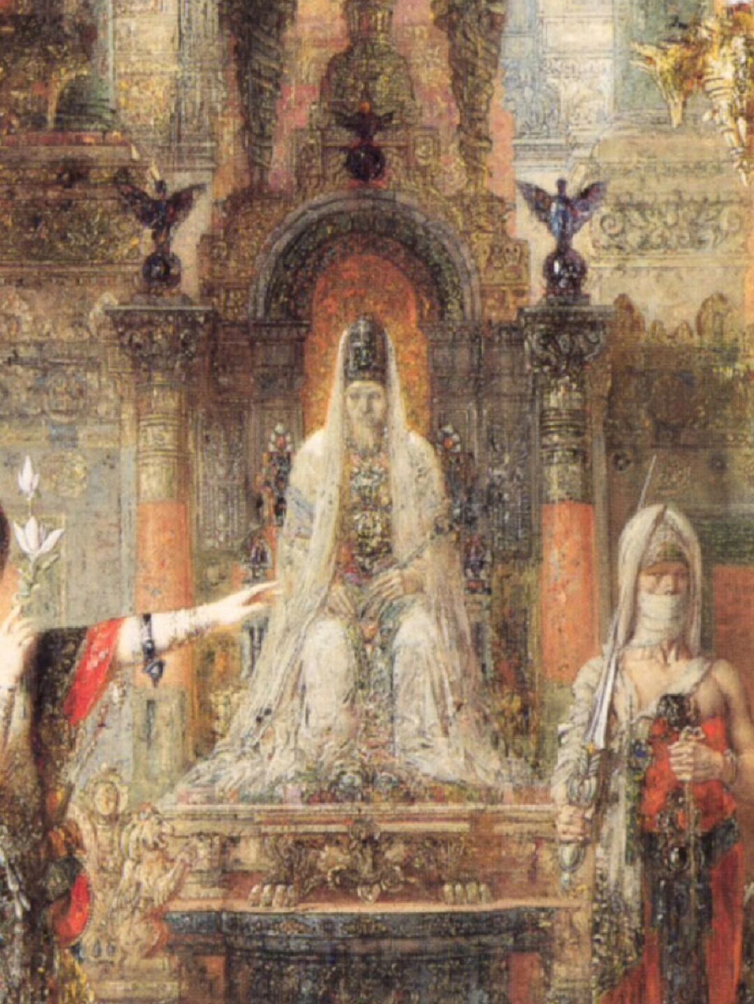 希律王前在希律王面前舞蹈的莎乐美萨拉丁油画莫罗莎乐美古斯塔夫莫罗