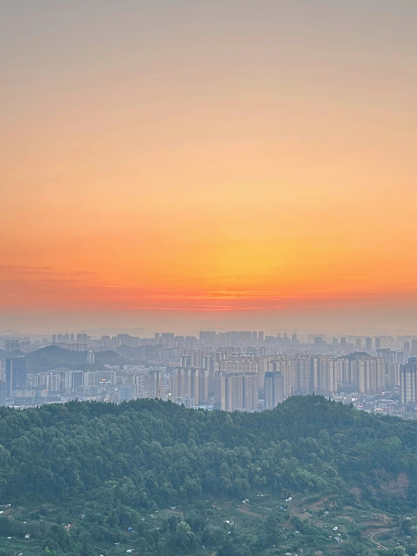 南充西山风景区看日出啦93