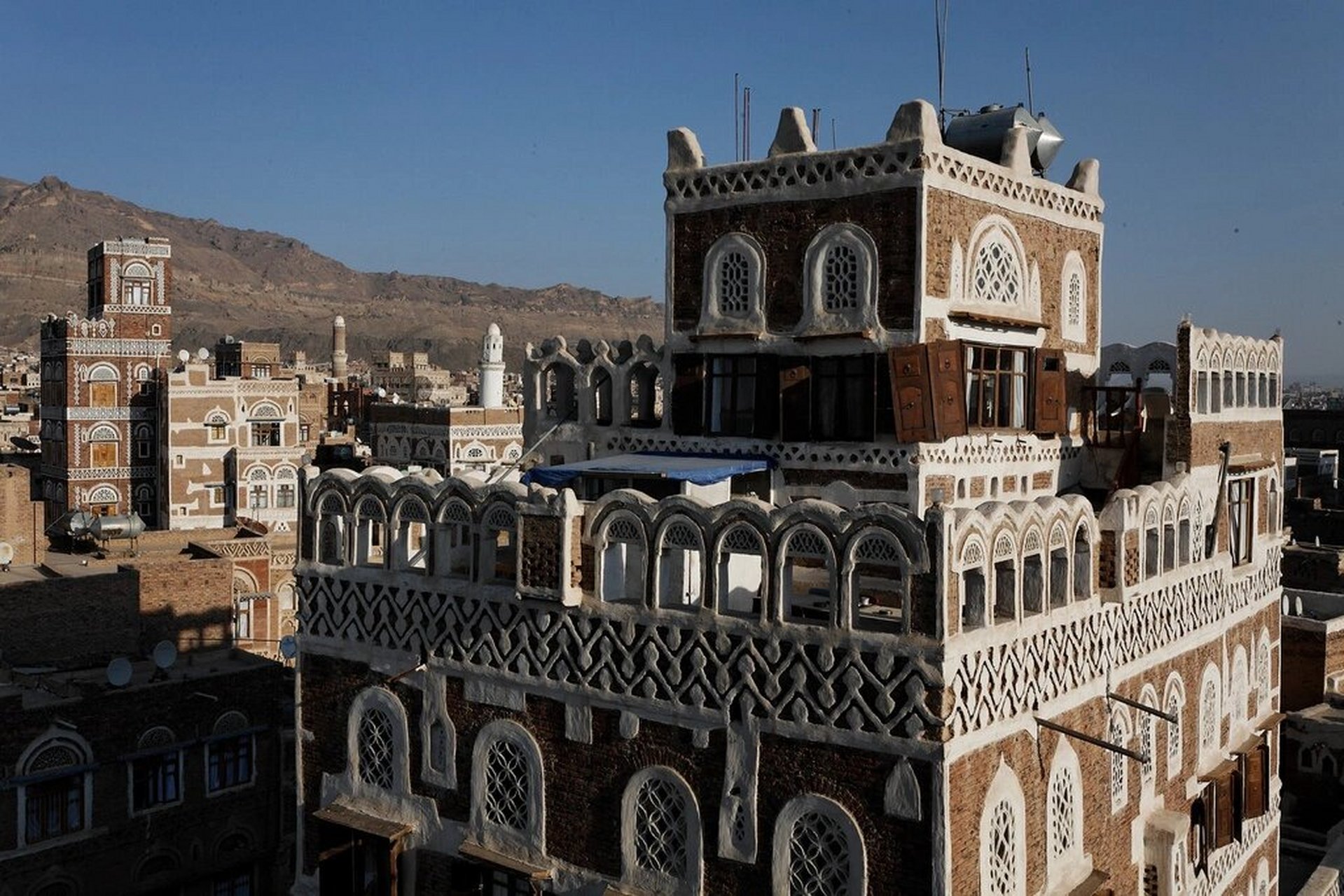 也门萨那 很有特色的历史古城