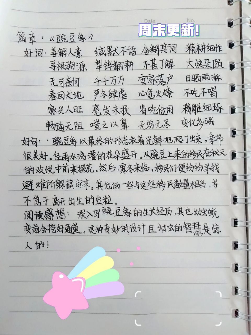 《昆虫记》读书笔记《豌豆象》     像我这种一天发好几篇笔记的人,连