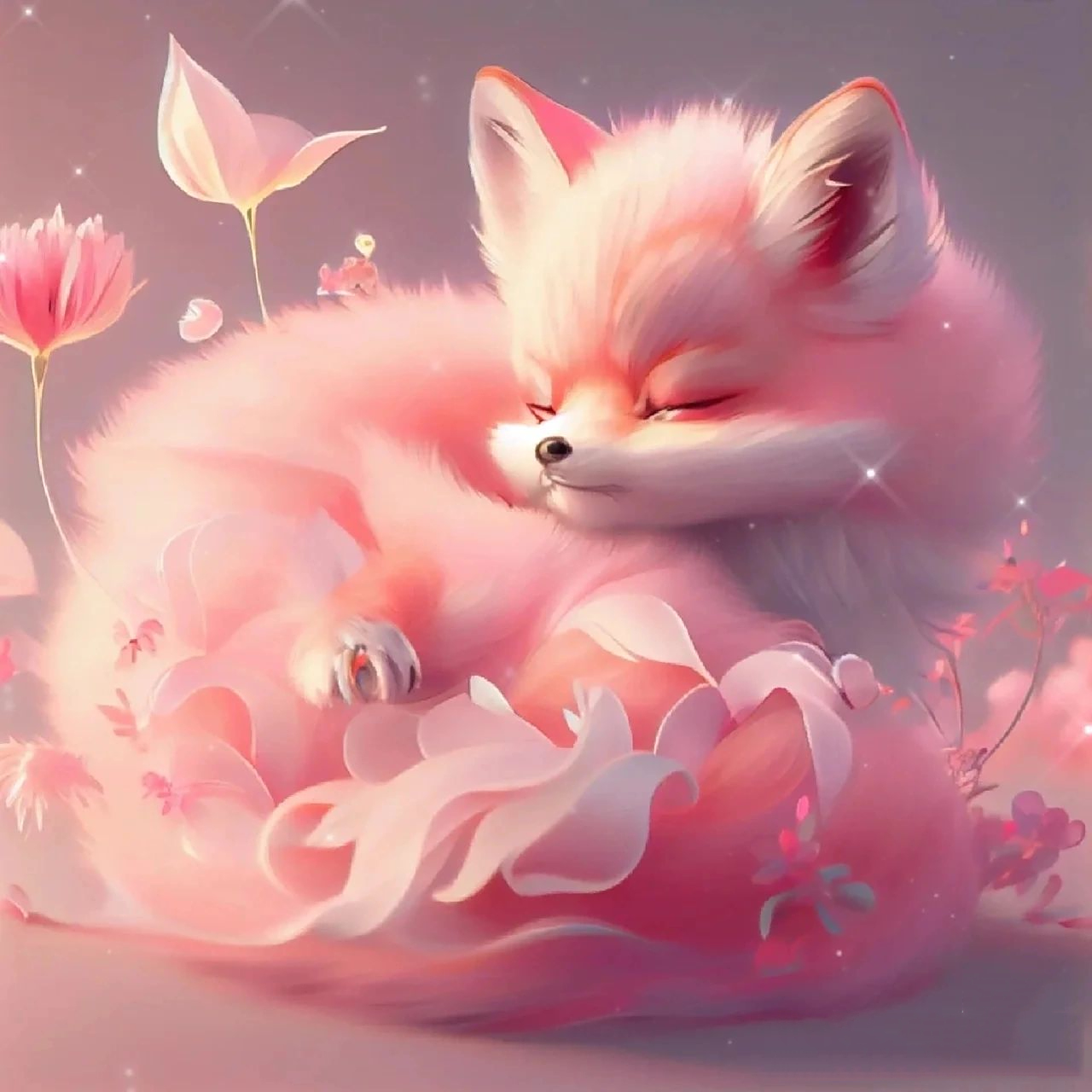 九尾狐头像"可爱"(3)