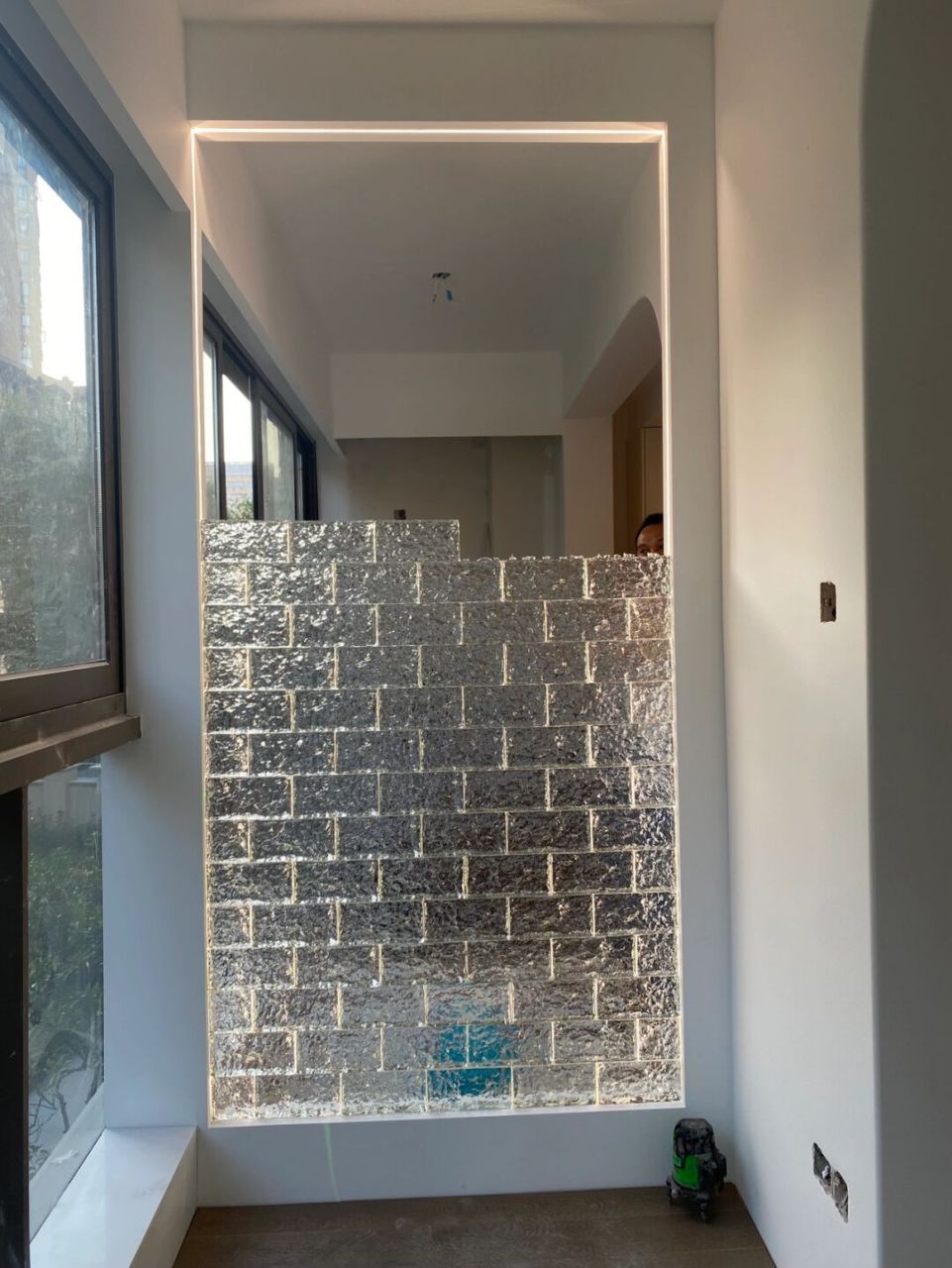 千万不要砌玻璃砖墙!因为,太美!