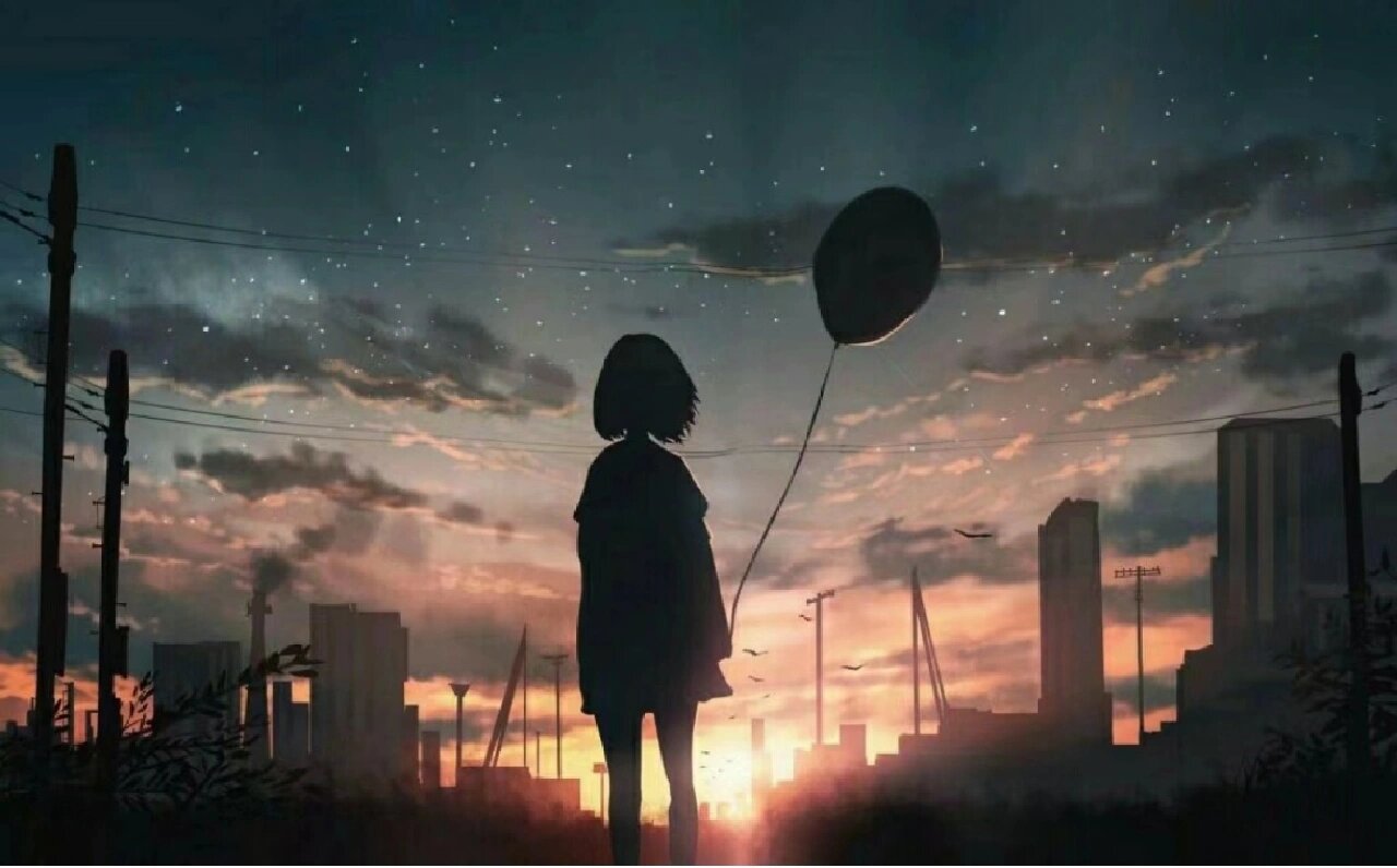 伤感背景图2.伤感女头
