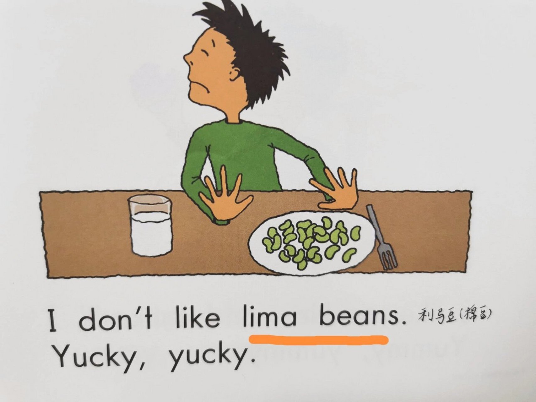 raz c里的lima beans是不是蚕豆啊?