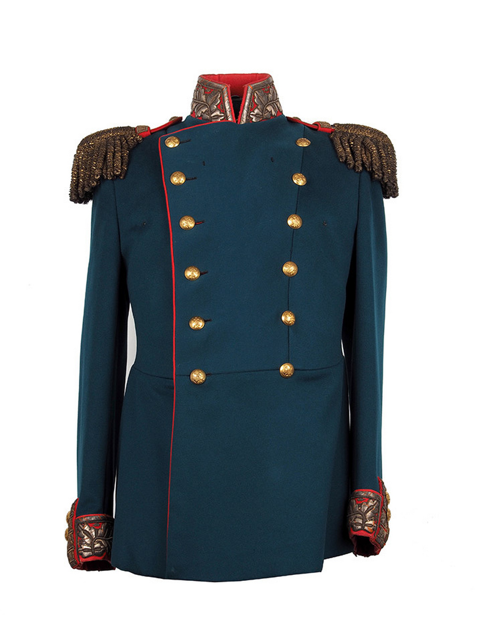 俄罗斯帝国将官礼服 奢华的俄罗斯帝国将官礼服,原主人是沙皇尼古拉