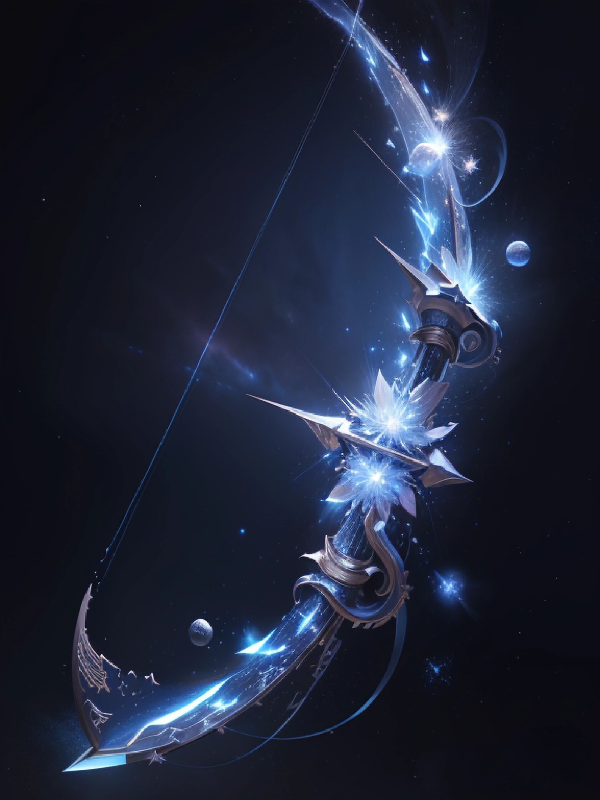 玄幻武器·弓箭篇 1.炫彩流星弓 2.碧海蓝天弓 3.龙鳞霜寒弓 4.