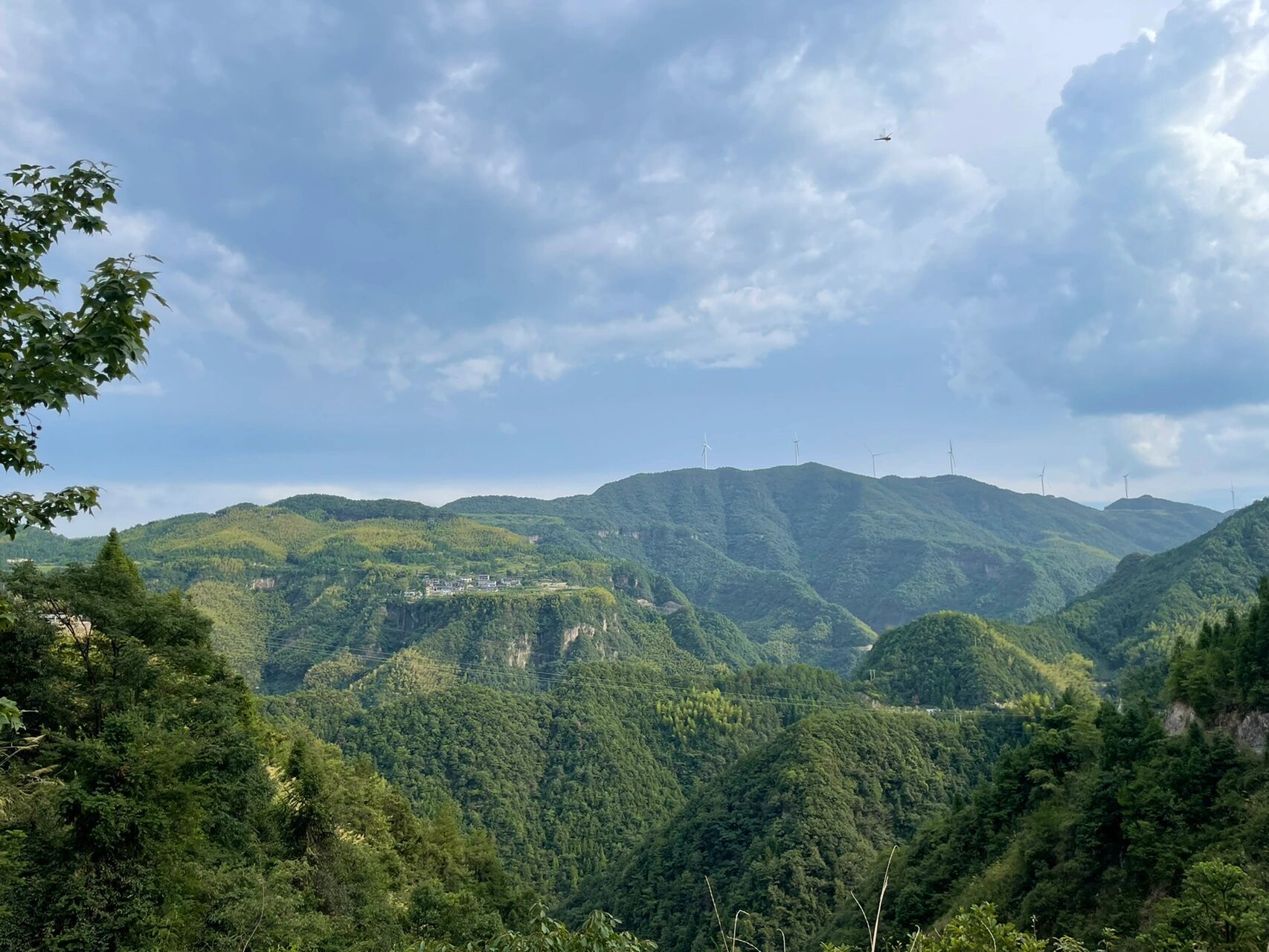 磐安一处山间风景,是周末出游的好去处