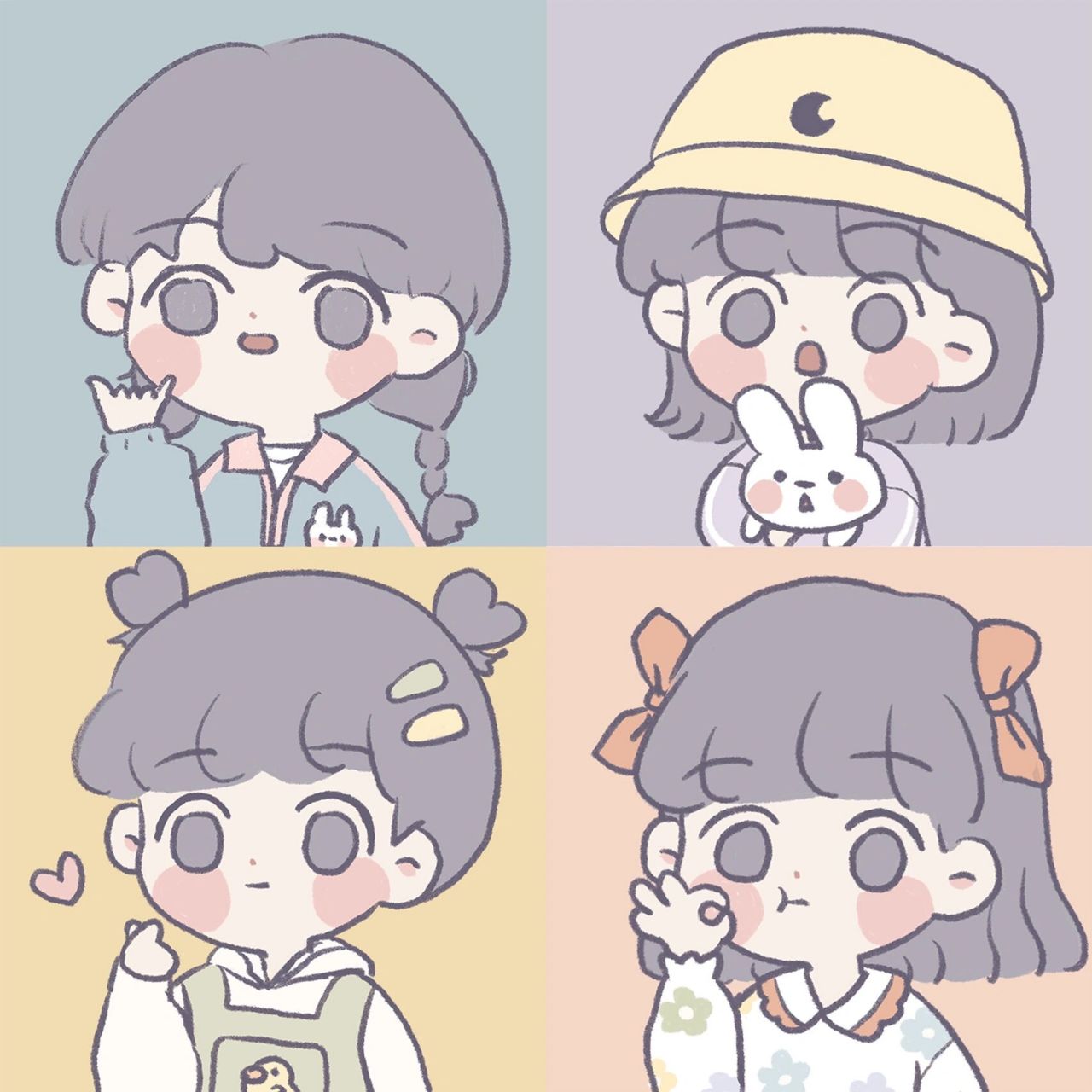 q版头像|原创 97分享几个可可爱爱的小头像