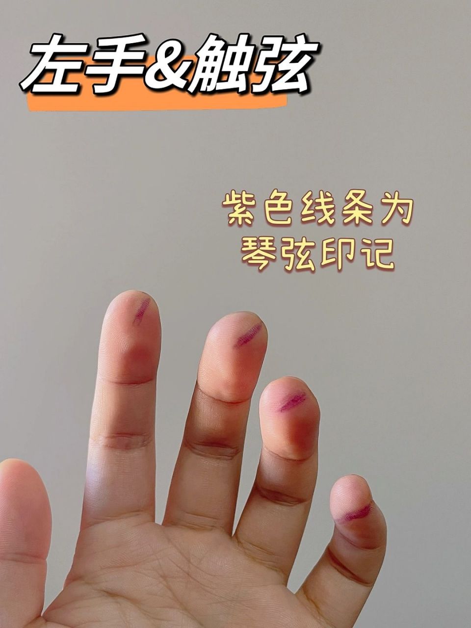 二胡|左手触弦位置 想要找到正确的触弦位置,需要先有正确持琴手型.