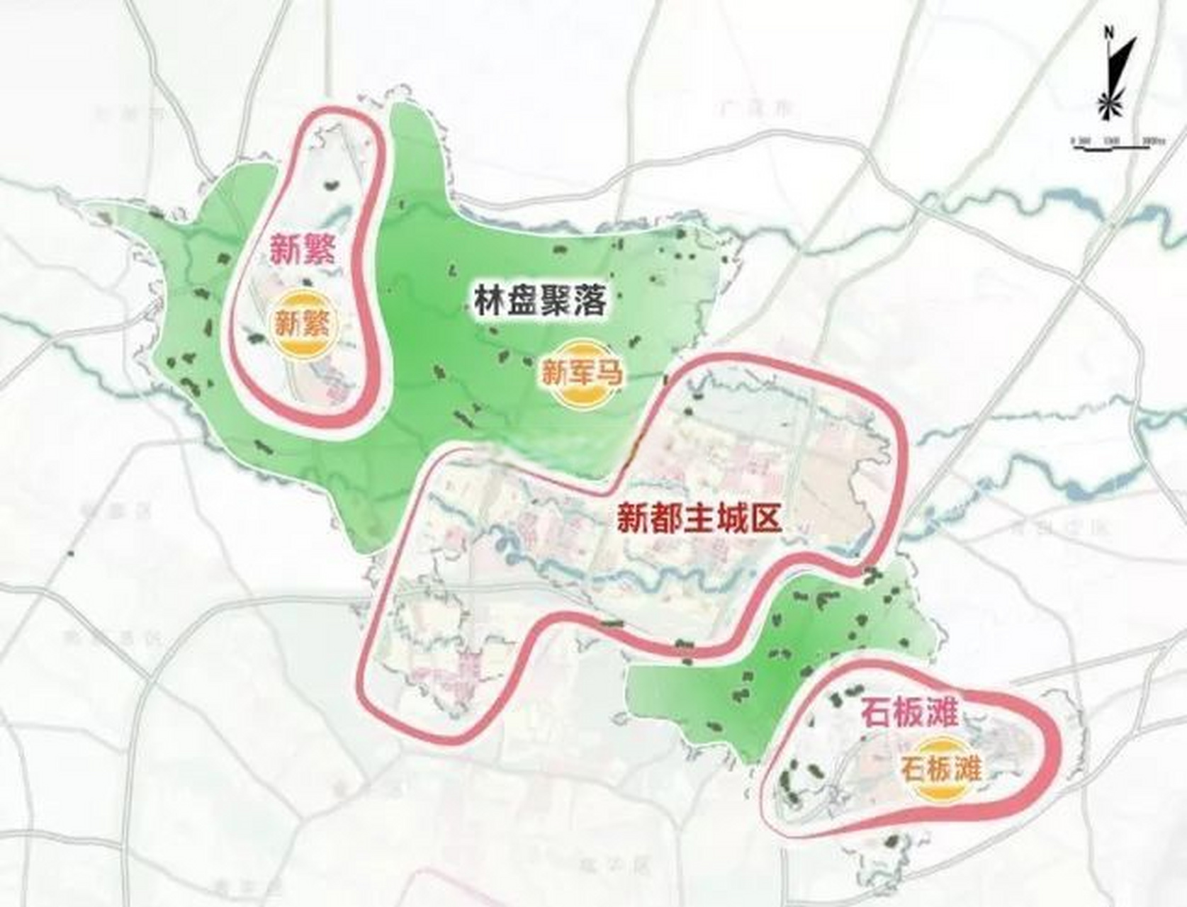 新都区未来五年城市发展规划,可能重心会偏向斑竹园片区,全力打造配套