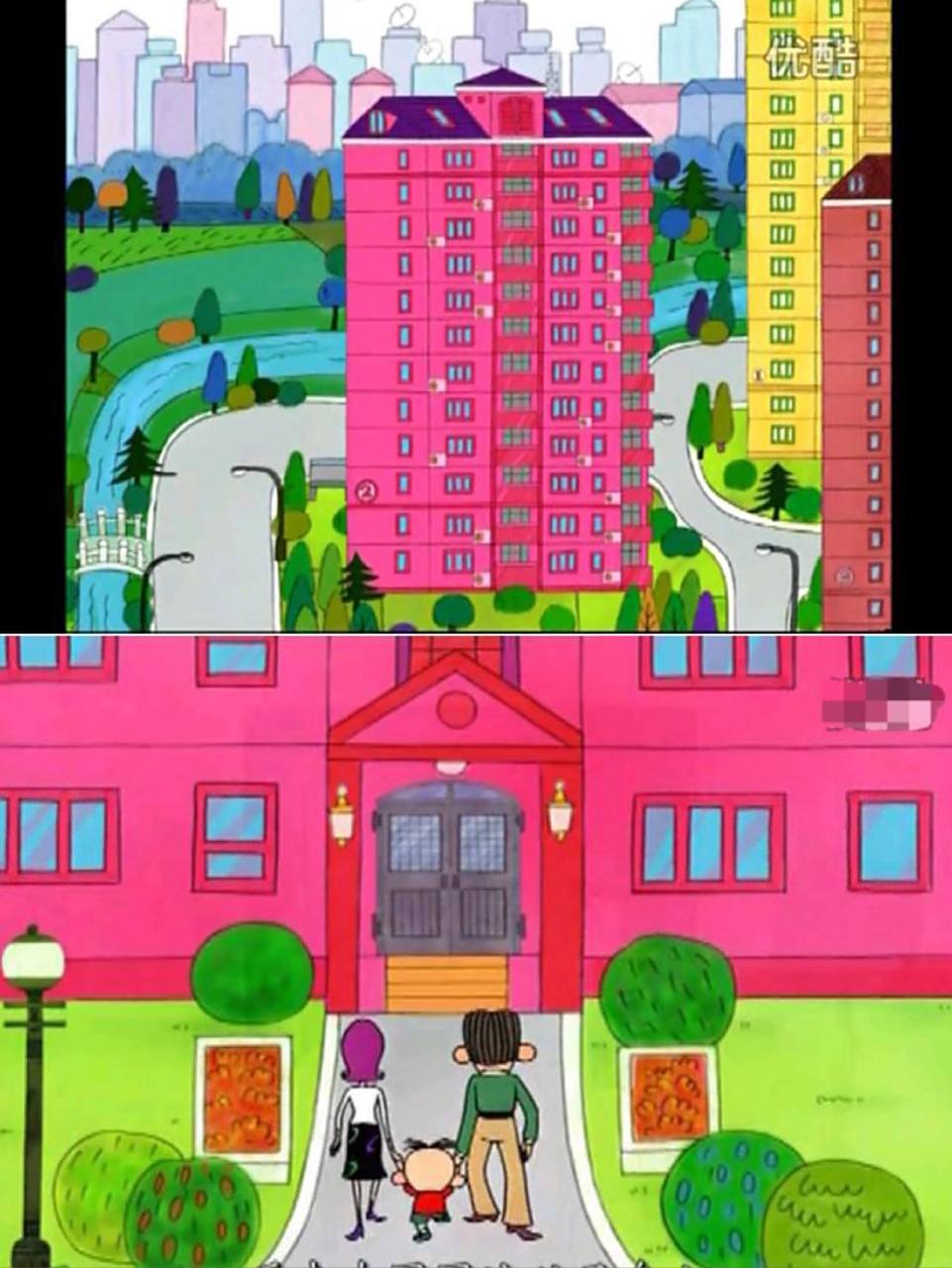 大耳朵图图|翻斗花园旅游攻略来啦～ p1是图图家的那栋楼,进小区就能