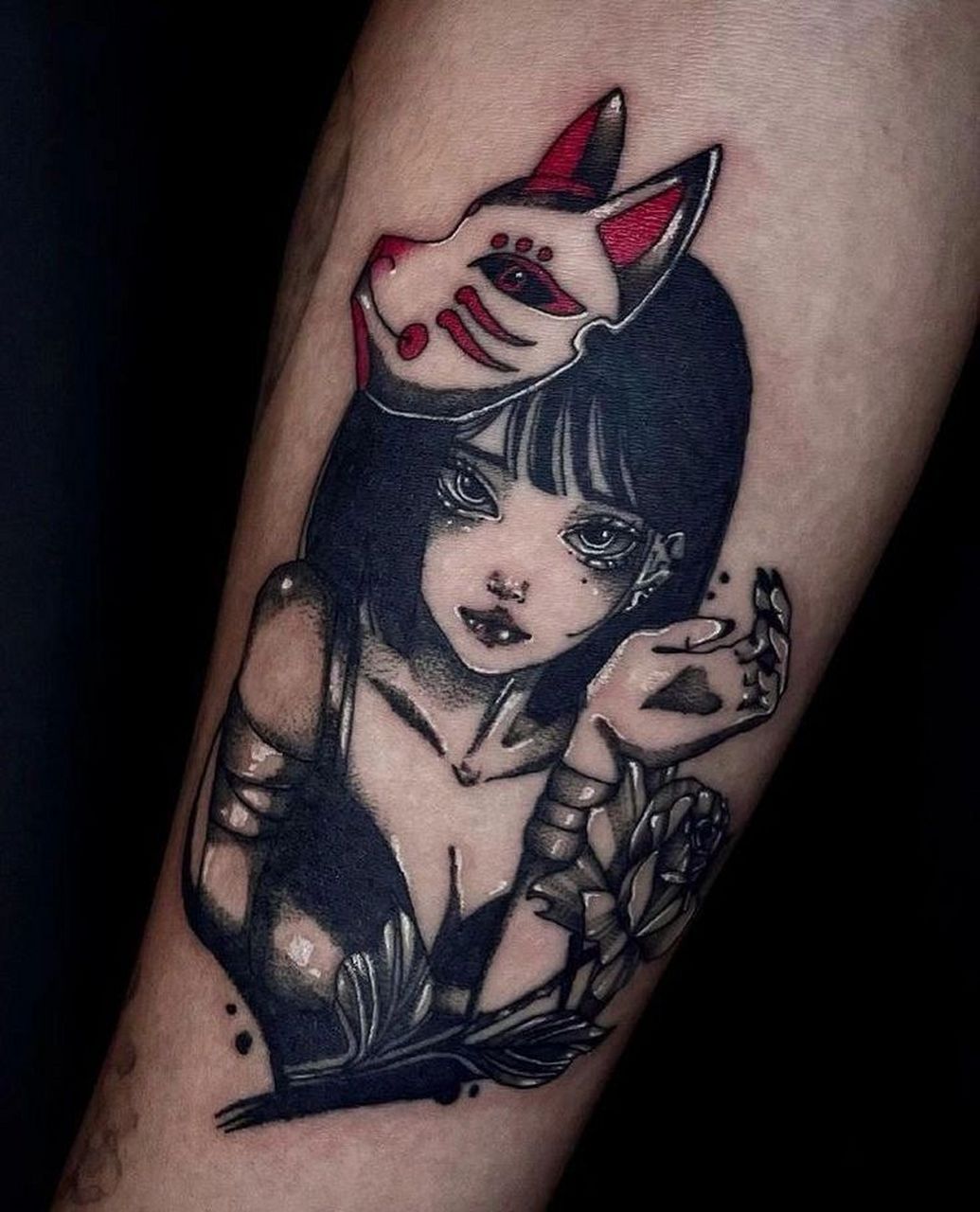 适合女生的大臂纹身图案 武汉纹身大咖老店