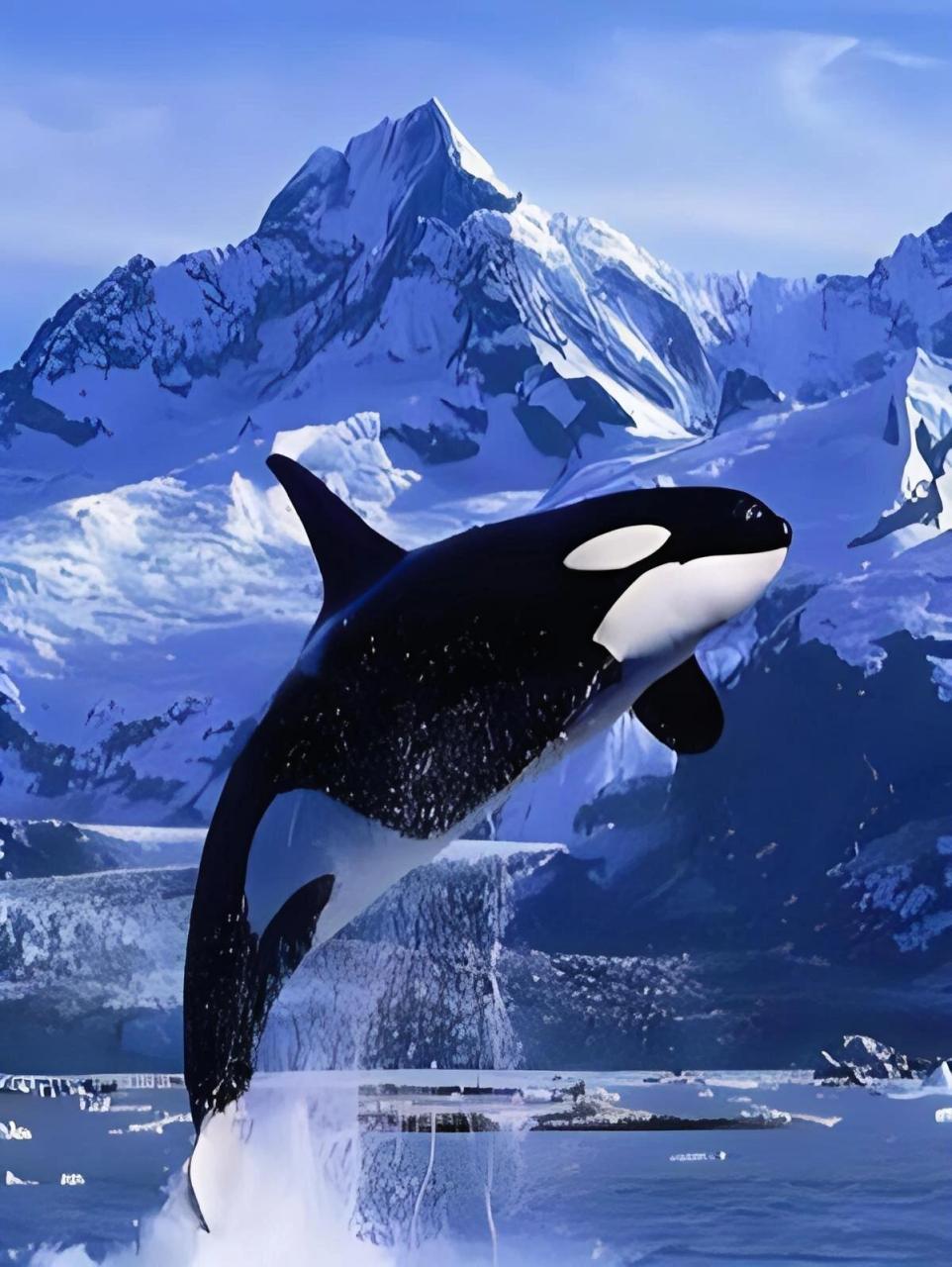 虎鲸 虎鲸,是鲸偶蹄目海豚科虎鲸属哺乳动物.