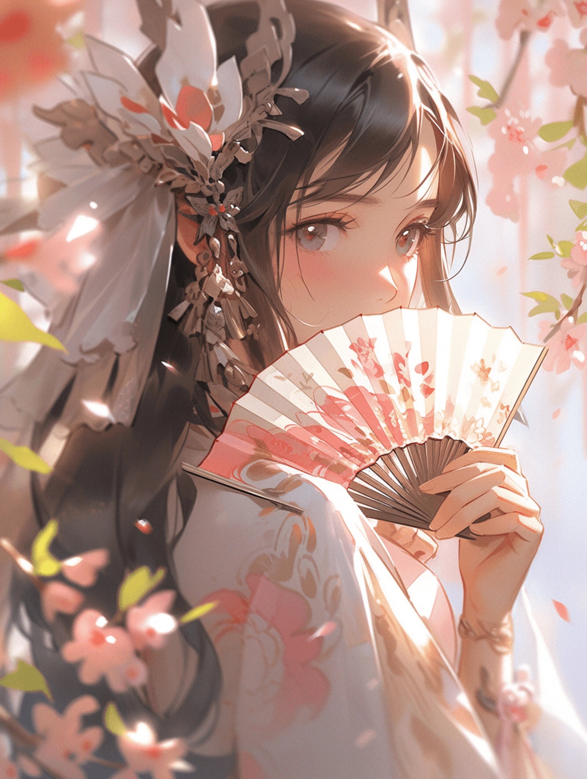 古风执扇女子