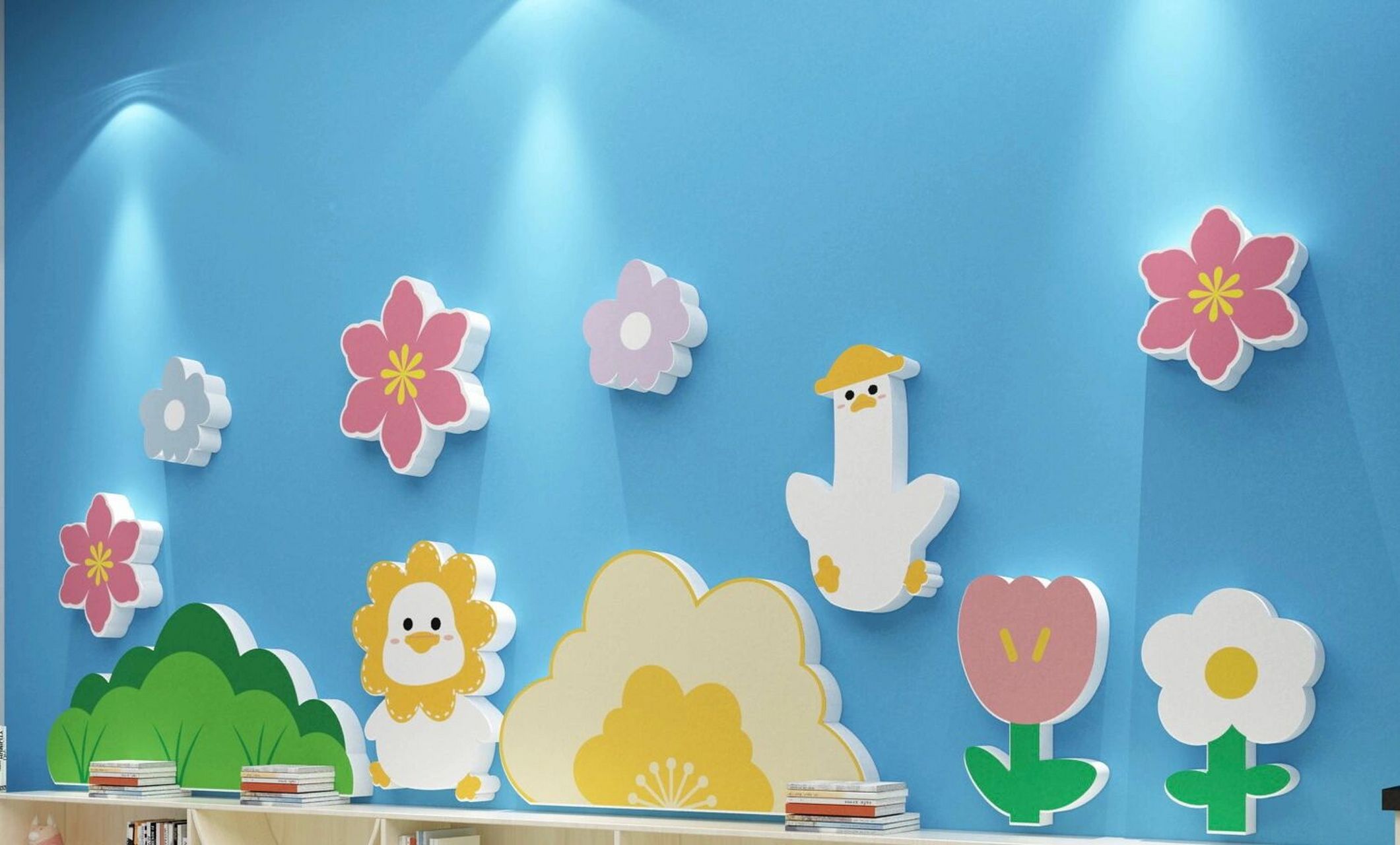 挤塑板环创～ 效果最好,可适用于教室墙面和楼梯,走廊过道的墙面环创