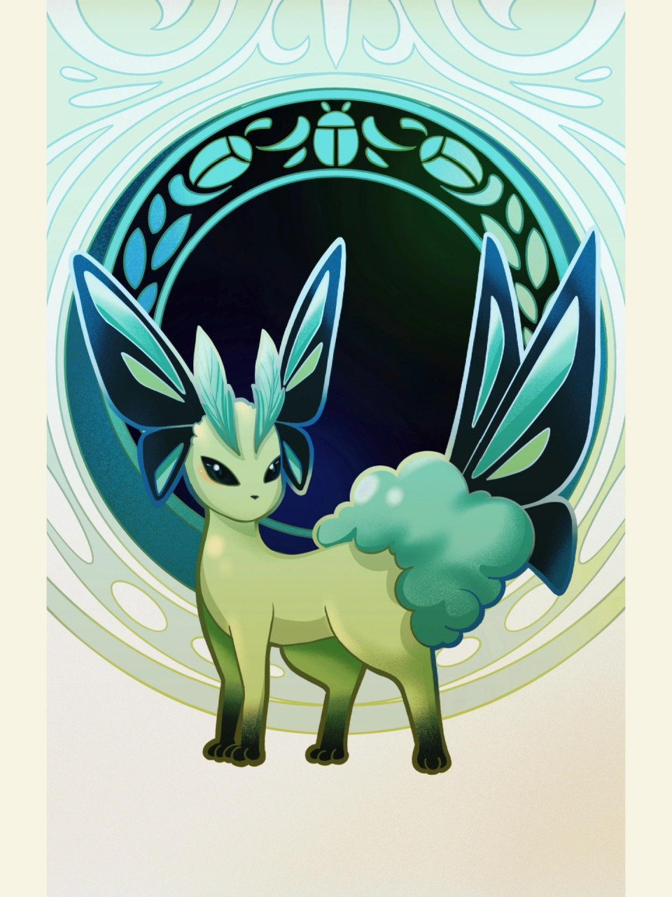 宝可梦同人|蝶伊布 属性:虫 图鉴:可以抛撒能治愈伤痛的鳞粉.