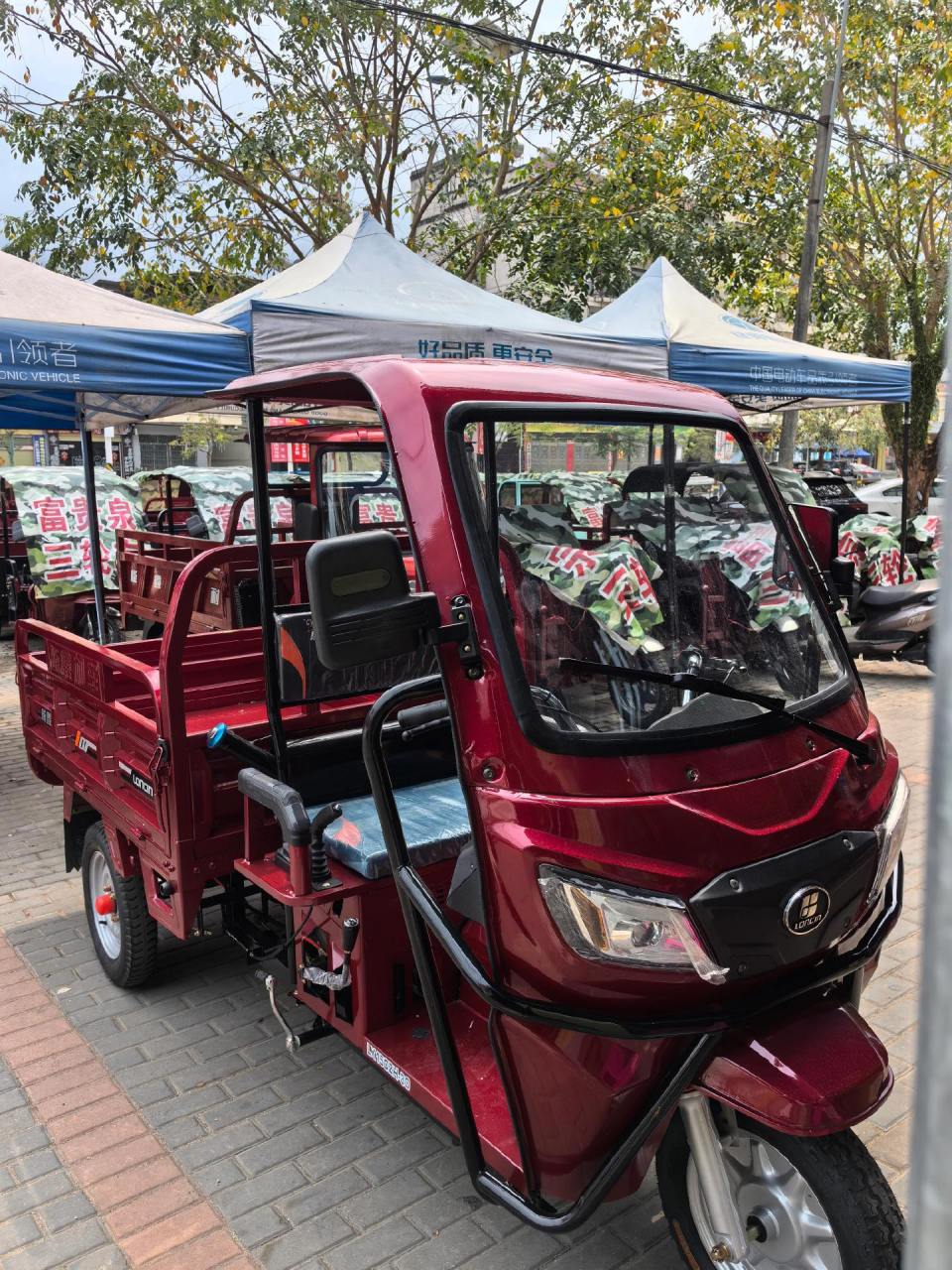 隆鑫油三轮载货车 175水冷,175水冷原装棚,260水冷汽车级发动机汽油