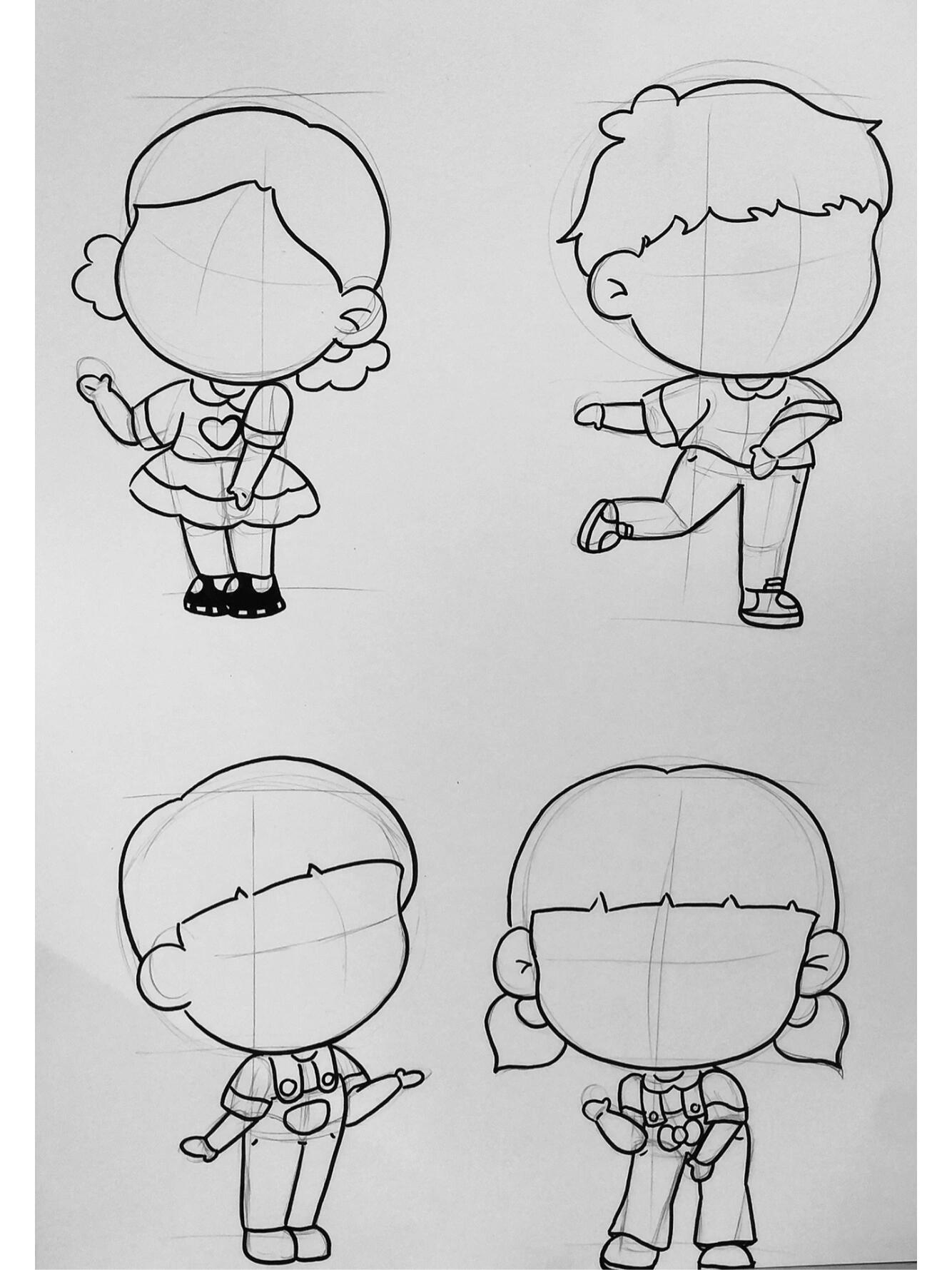 儿童人物简笔画