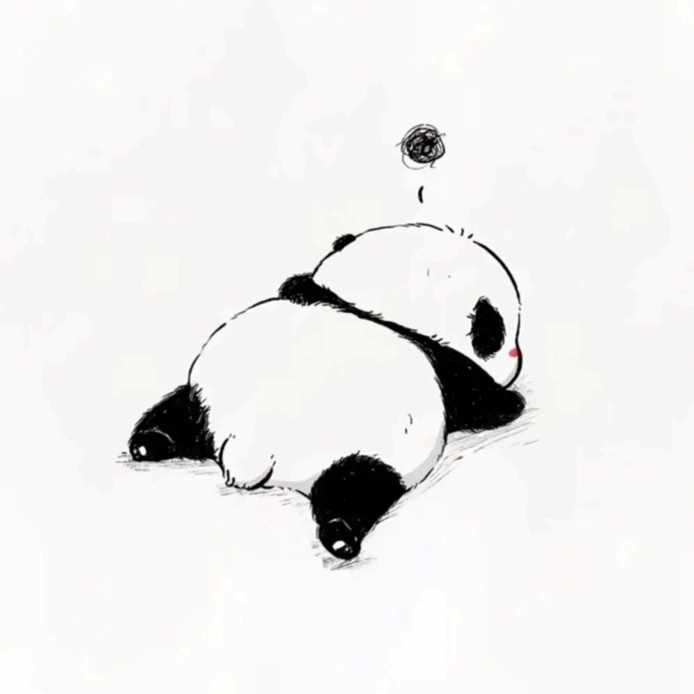 超级可爱的熊猫头像