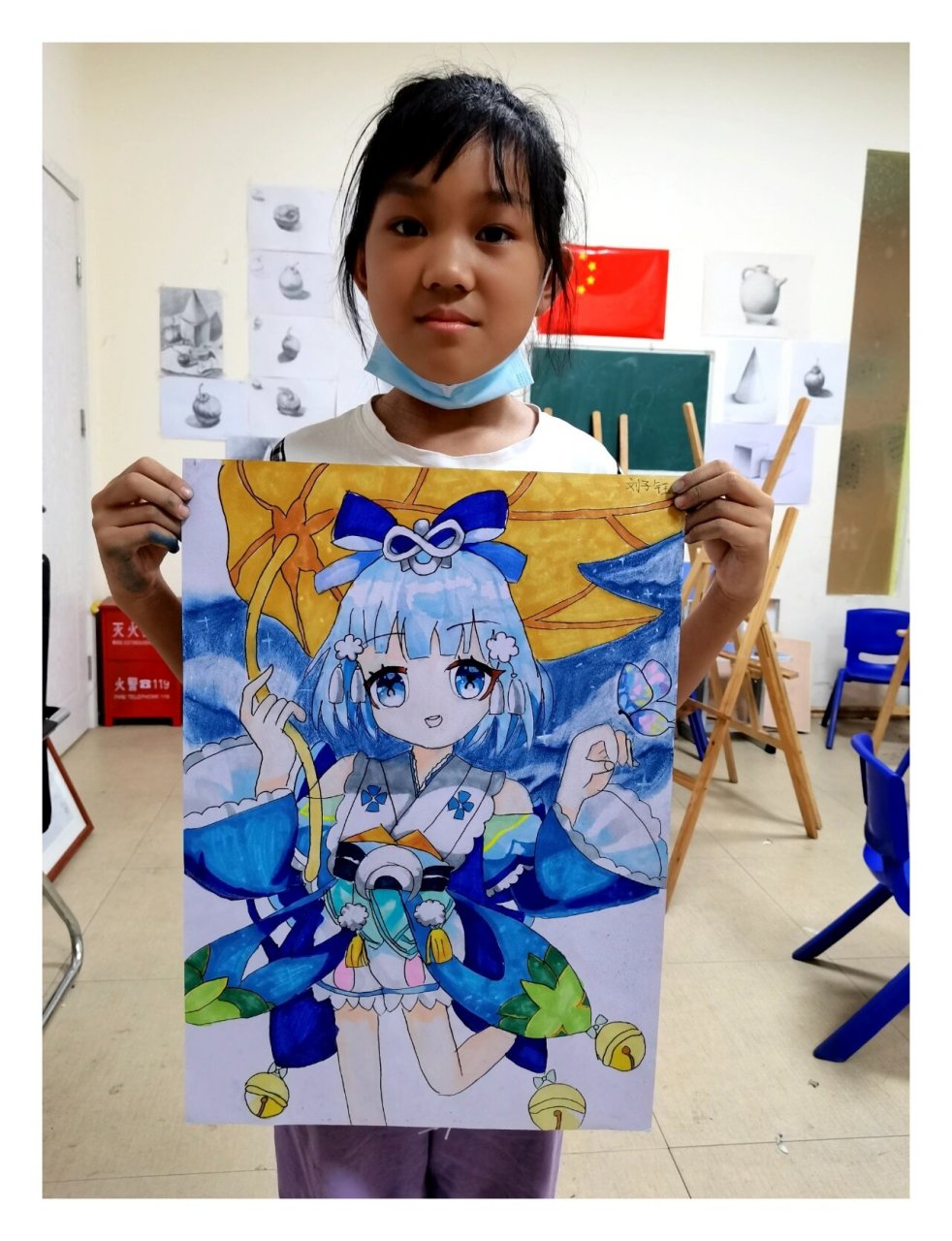 三年级小朋友的绘画动漫